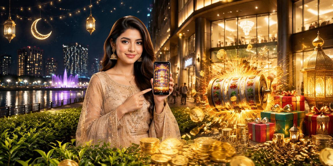 ঢাকায় ঈদ উৎসবে মোবাইলে tv9999 স্লট গেম ও বোনাস ব্যবহার করছেন একজন তরুণ